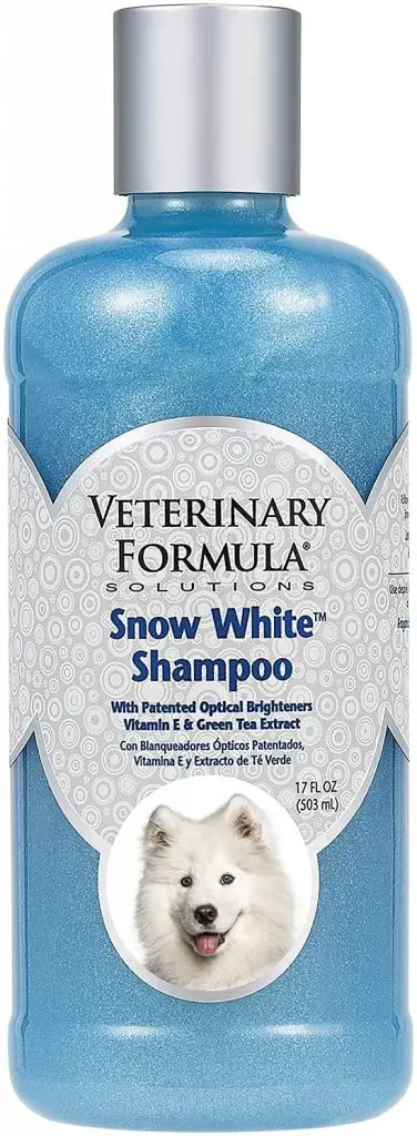 Veterinary Formula Solutions Snow White whitening dog grooming shampoo