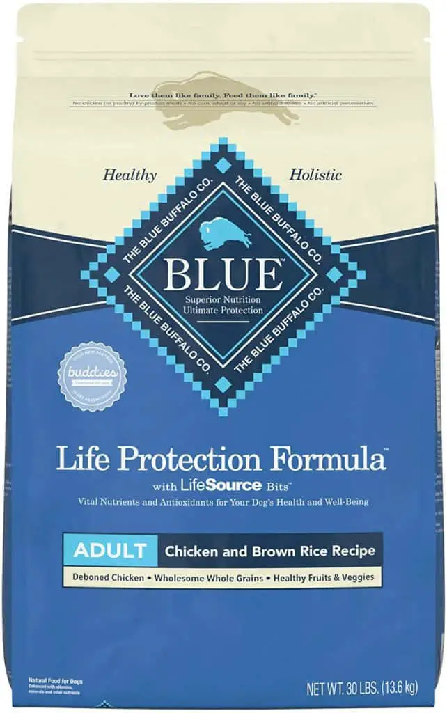 Blue Buffalo Life Protection Formula great natural dog food for large giant shedding breeds