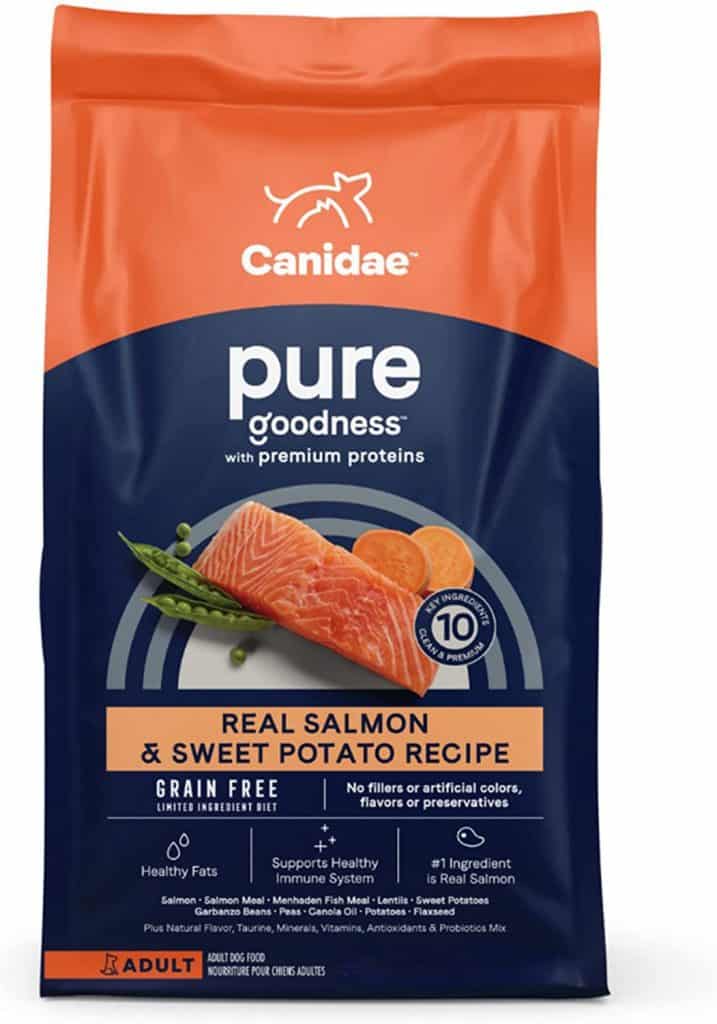 Canidae PURE limited ingredint premium dry dog food for staining tears
