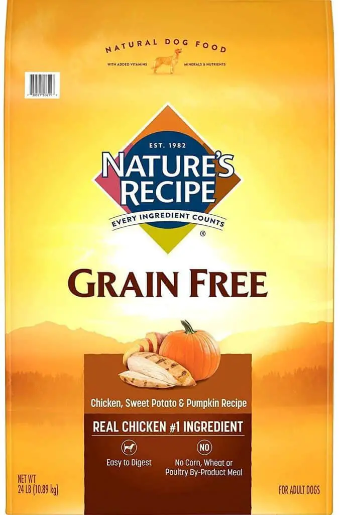 Natures Recipe Grain Free Easy to Digest Dry Dog Food Meat Sweet Potato Pumpkin