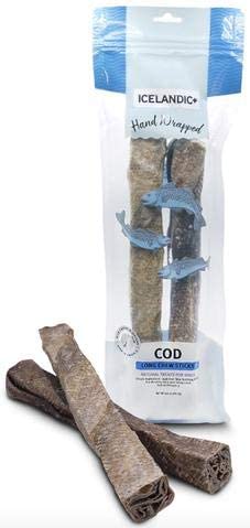 Icelandic Plus best rolled hand wrapped fish skin sticks for dogs
