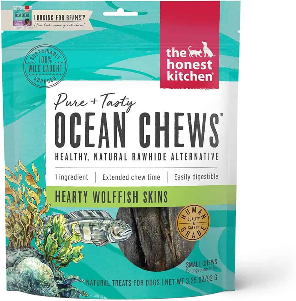 The Honest Kitchen best premade fish skin chew treats for dogs