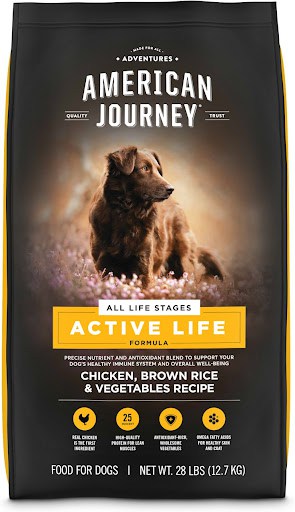 American Journey Chicken, Brown Rice & Vegetables Dry Dog Food