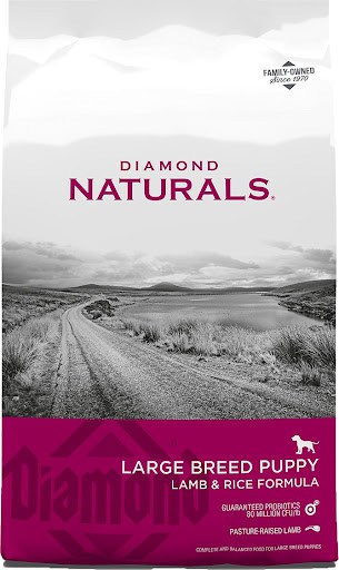 Diamond Naturals best Taste of the Wild alternative dog food for large breed puppies