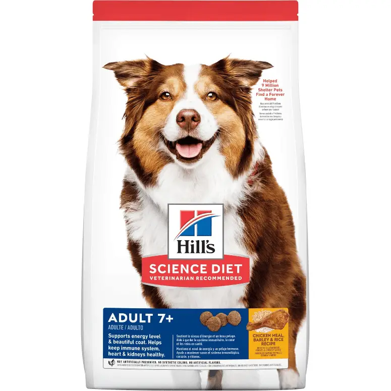 Hill's science diet adult senior 7+ dry dog food great added pyridoxine hydrochloride