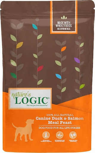 Nature's Logic Canine Duck Salmon Meal Dry Dog Food with Whole Millet