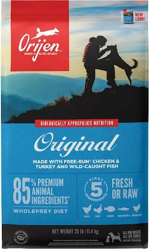 ORIJEN Original chicken turkey fish mostly animal dry dog food