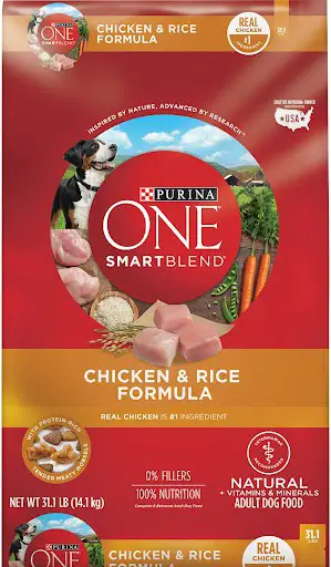 Purinoa ONE smart blend chicken rice formula doesn't contain millet