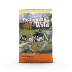 Taste of the Wild High Prairie Puppy Formula Dry Dog Food with turkey meal