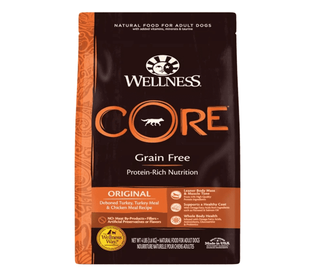 Wellness core grain free protein rich low additive recipe